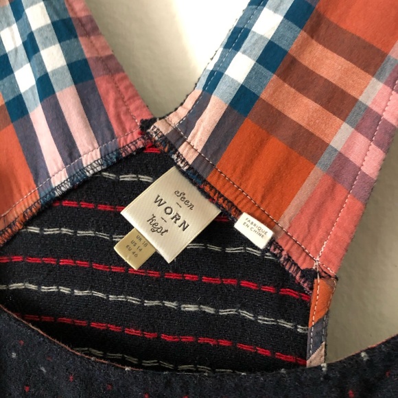 Anthropologie Dotted Tweed Overalls - Picture 4 of 8